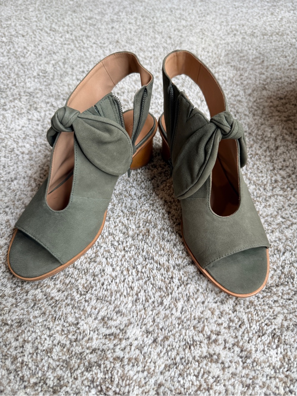 Bernardo suede sandals. Like new. Size 6.5. Knot Slingback Heels - Women